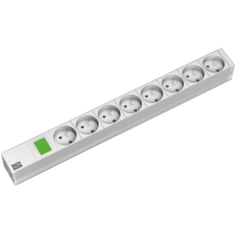 19" 8x UTE ALU 1x Indication LED avec câble