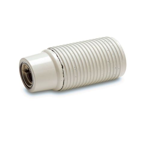 Socket Bakelite Fileté E14- M10x1 blanc