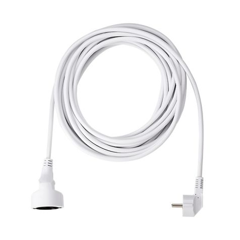 Verlengsnoer H05VV-F 3G1,5mm, 10m, wit (SHUKO)