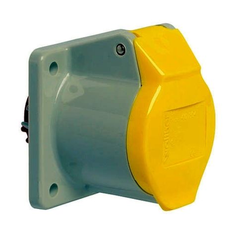 CEE Stopcontact recht 16A 4P 110V