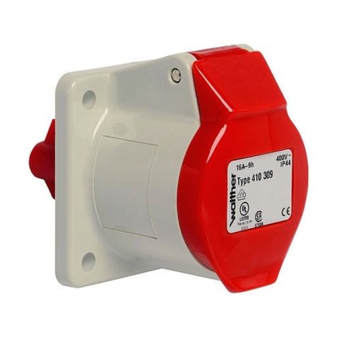 CEE Stopcontact recht 16A 4P 380V