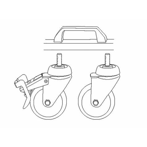 RAACO handles + castors set
