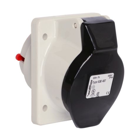 CEE Stopcontact schuin 32A 4P 500V