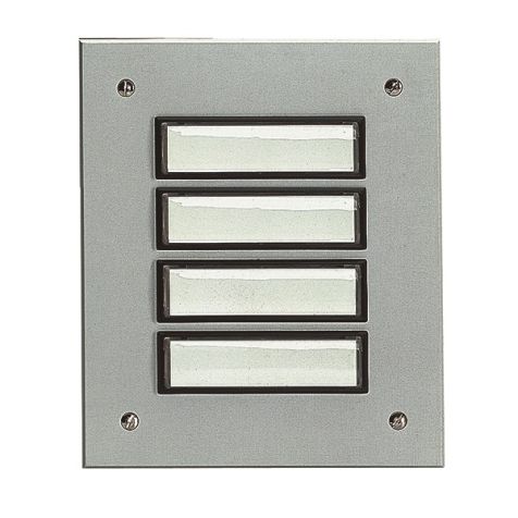 ETA 804 EV1 Deurbel 4 knoppen uit aluminium (geanodiseerd) EV1