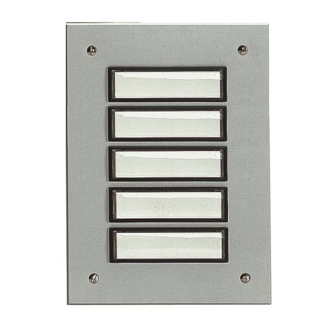 ETA 805 EV1 Deurbel 5 knoppen uit aluminium (geanodiseerd) EV1