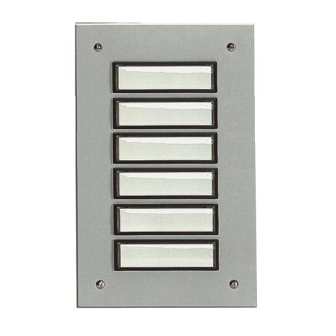 ETA 806 EV1 Sonnette 6 boutons en aluminium (anodisé) EV1