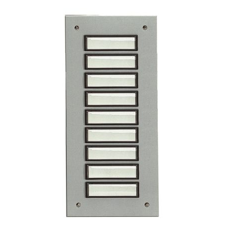 ETA 809 EV1 Deurbel 9 knoppen uit aluminium (geanodiseerd) EV1