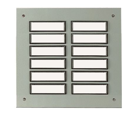 ETA 866 EV1 Sonnette 2x6 boutons en aluminium (anodisé) EV1