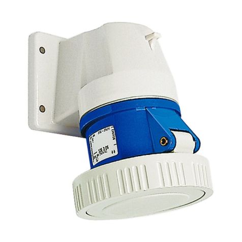 Inbouwdoos schuin 63A 5P 230V 9h IP67