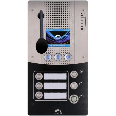 Poste chef audio Full IP/SIP version platine avec micro col de cygne