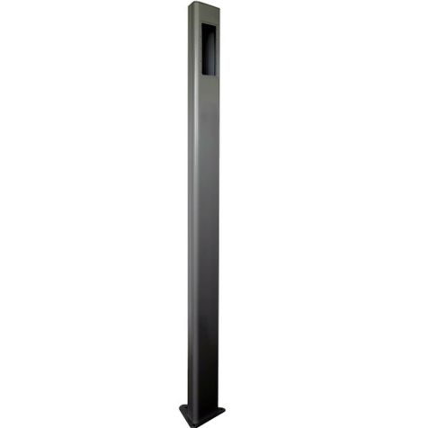 Potelet alu H:2,2m RAL9006découpe pr XE2PM