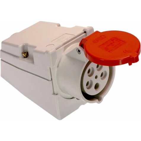 CEE prise murale 5P 32A 400V IP44