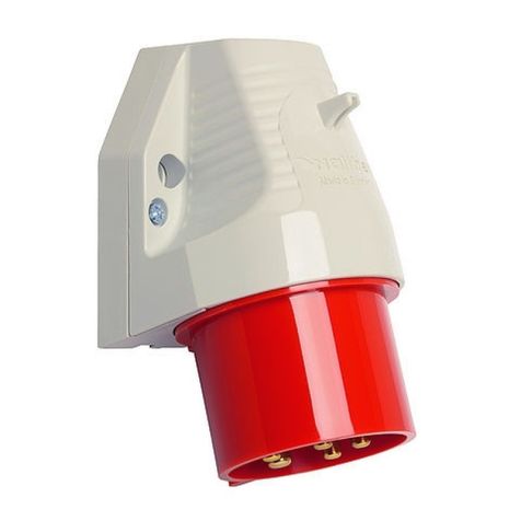 Wandgerâ€žtestecker 16A 5P 400V 6hIP44