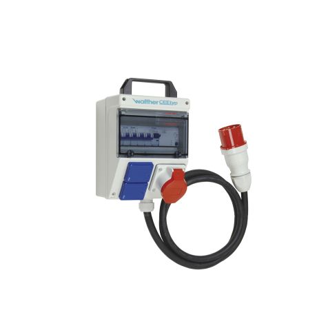 Kunststoff stopcontact combinatie