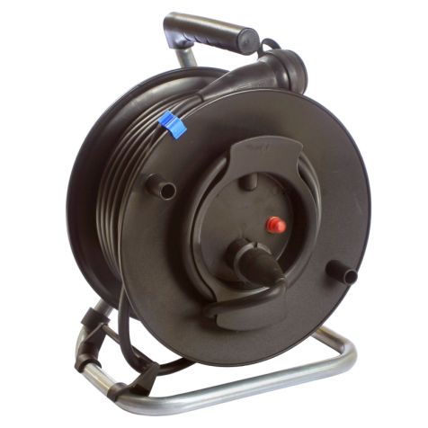 Enrouleur prolongateur 320mm, 40m H07RN-F 3G2,5 +Tekst