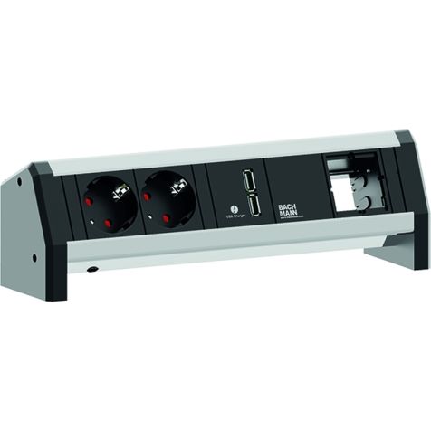 DESK1 2x Schuko 1x Chargeur USB 1x Module vide GST18
