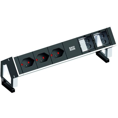 DESK2 5 modulen (3x CH T13 90° 2x Lege mod)wit RAL9010