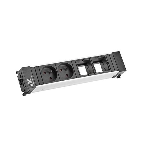 CONFERENCE/TOP FRAME powerstrip 4 modules (2x UTE + 2x MOD VIDE) + 0,2m GST18