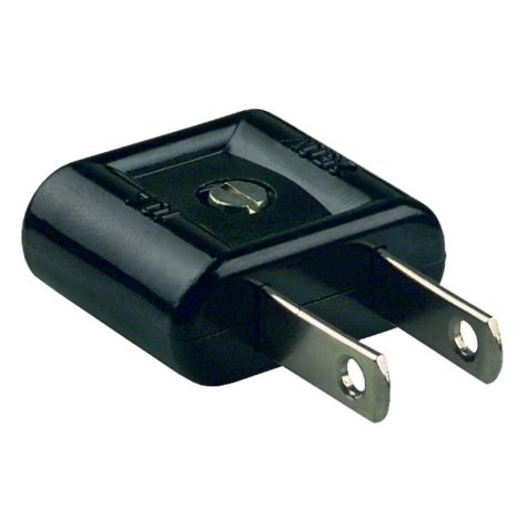 USA - plug 2 pol. n.p. black