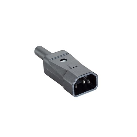 Stekker CEE T 65° C zwart