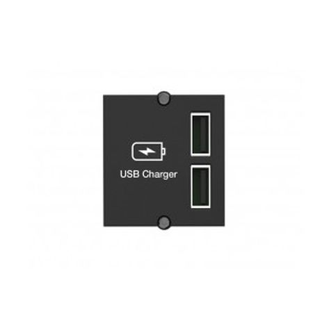 Module dubbel USB Charger 1x In / 2x Out