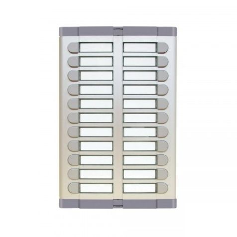 P.B.PANEL 20KEY 2ROWS NOT ARR.F/LOU