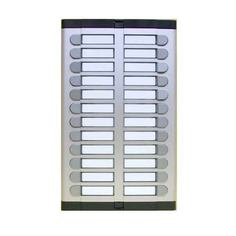 P.B.PANEL 24KEY 2ROWS NOT ARR.F/LOU