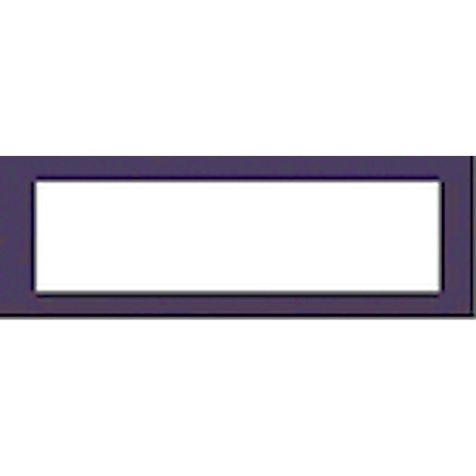RÄHMCHEN 600 SCH Zwarte etiketdrager, buitenafm.: 20 x 57,5 mm