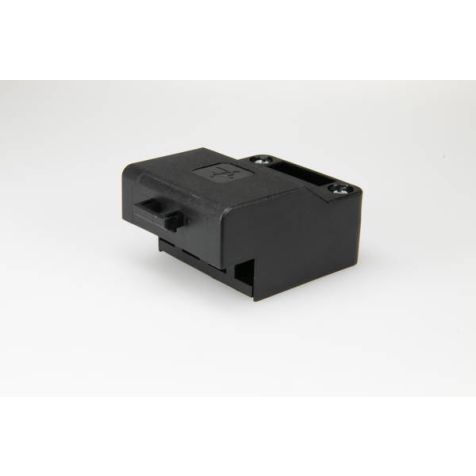 AC 166-1/ 4 ZEL RO trekontlasting, 4-polig zwart