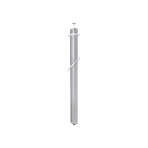 K45 Zuil nr 7 110x80mm 2 zijden hoogte3m - Aluminium