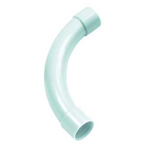 Bocht PVC buis RAL7035 - 16 mm