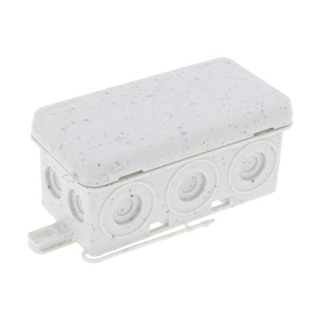 KA 006 BIO - boîte de dérivation en polypropylène 10 entrées 85x44x41mm IP55 (RAL 7035) gris