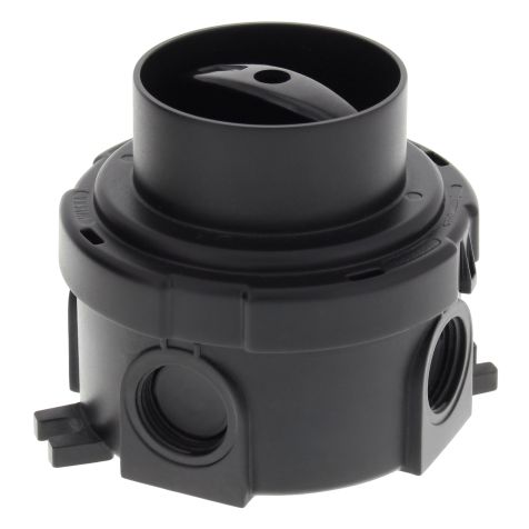 COMBI 304 Commutateur rotatif RS/1-2 BK bipolaire IP66/67 (RAL9005) noir