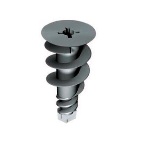 Schroefplug met boorpunt nylon 22mm