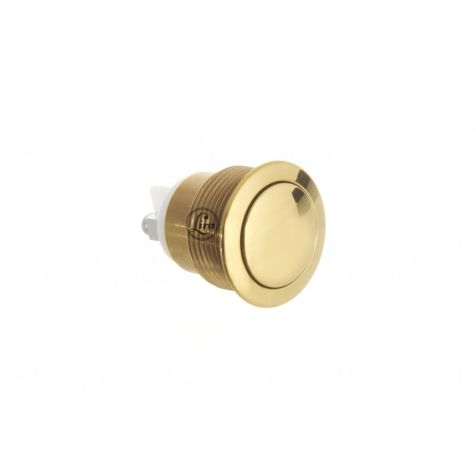 Inbouw knop 18mm goud