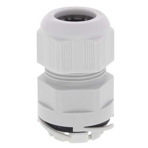 ESKV-P 20 LG - Kunststof polyamide wartel PUSH -IN M20 (RAL 7035) grijs