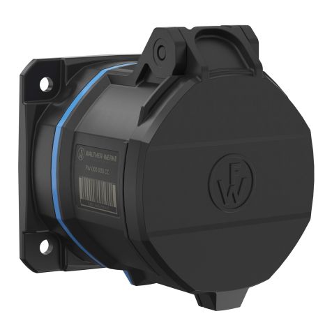NEO Prise murale droite 32A 5P 9h IP54 230V avec pince à ressort