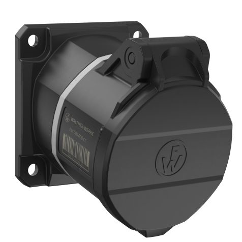 NEO Prise murale coudée 16A 5P 1h IP54 1000V avec pince à ressort