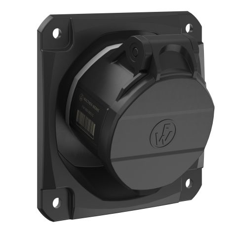 NEO Prise murale coudée 16A 5P 1h IP54 1000V avec pince à ressort
