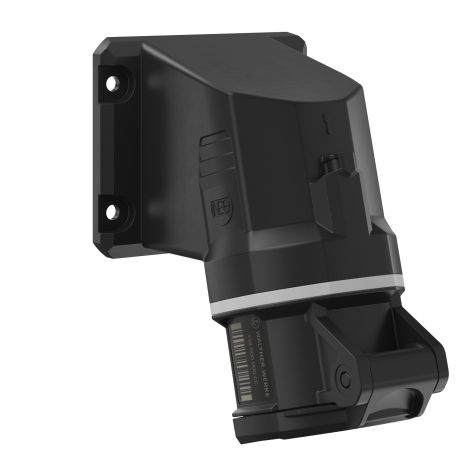 NEO Prise murale coudée 16A 4P 12h IP54 1000V avec pince à ressort