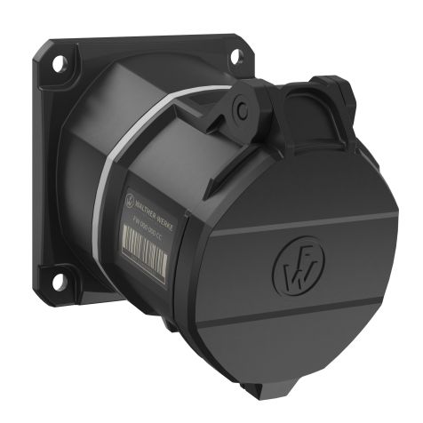 NEO Prise murale coudée 32A 5P 1h IP54 1000V avec pince à ressort