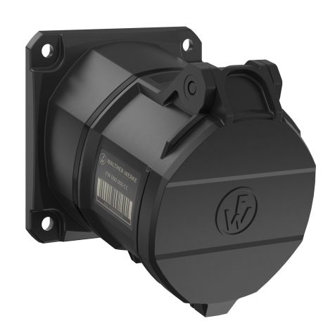 NEO Prise murale coudée 32A 5P 7h IP54 500V avec pince à ressort
