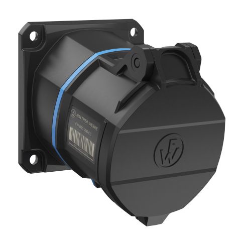 NEO Prise murale coudée 32A 5P 9h IP54 230V avec pince à ressort