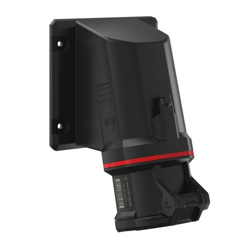 NEO Prise murale coudée 32A 4P 6h IP54 400-440V avec pince à ressort