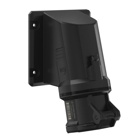 NEO Prise murale coudée 32A 4P 7h IP54 500V avec pince à ressort