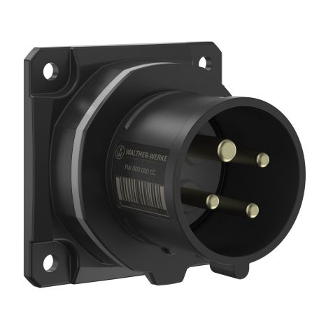 NEO Toestelstekker Recht 16A 4P 1h IP54 1000V met veerklem
