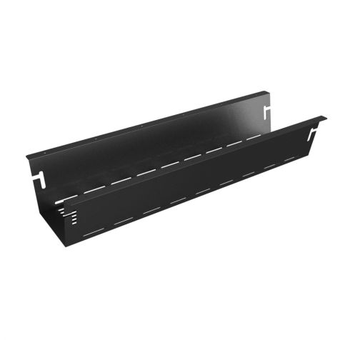 Goulotte de câbles longue, 370x200 mm, noir