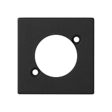 K45 Plaque pour 1 connecteur XLR mâle ou femelle - Gris grap