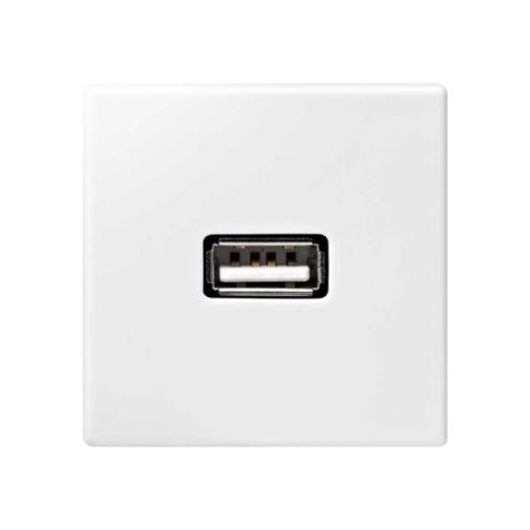 K45 Chargeur 5V/DC USB 1,5A - - Blanc neige