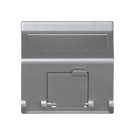 K45 Plaque VDM Incliné avec volet 1 x Module MD - Aluminium